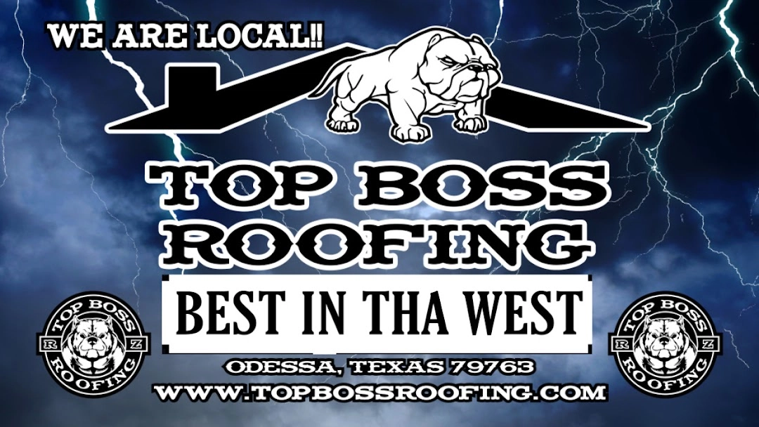 #1 TOP BOSS ROOFING ODESSA TEXAS Logo