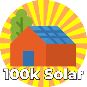 100K Solar Logo
