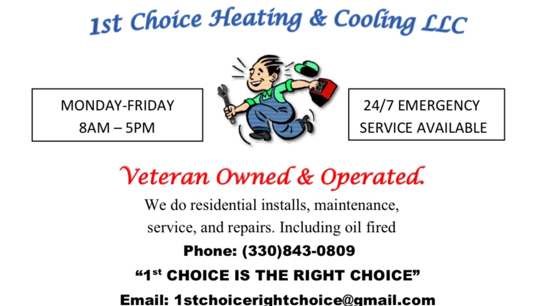 1st Choice Heating & Cooling LLC Logo