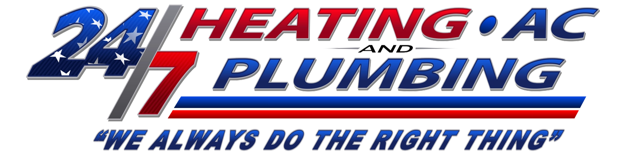 24/7 Heating, AC & Plumbing Logo