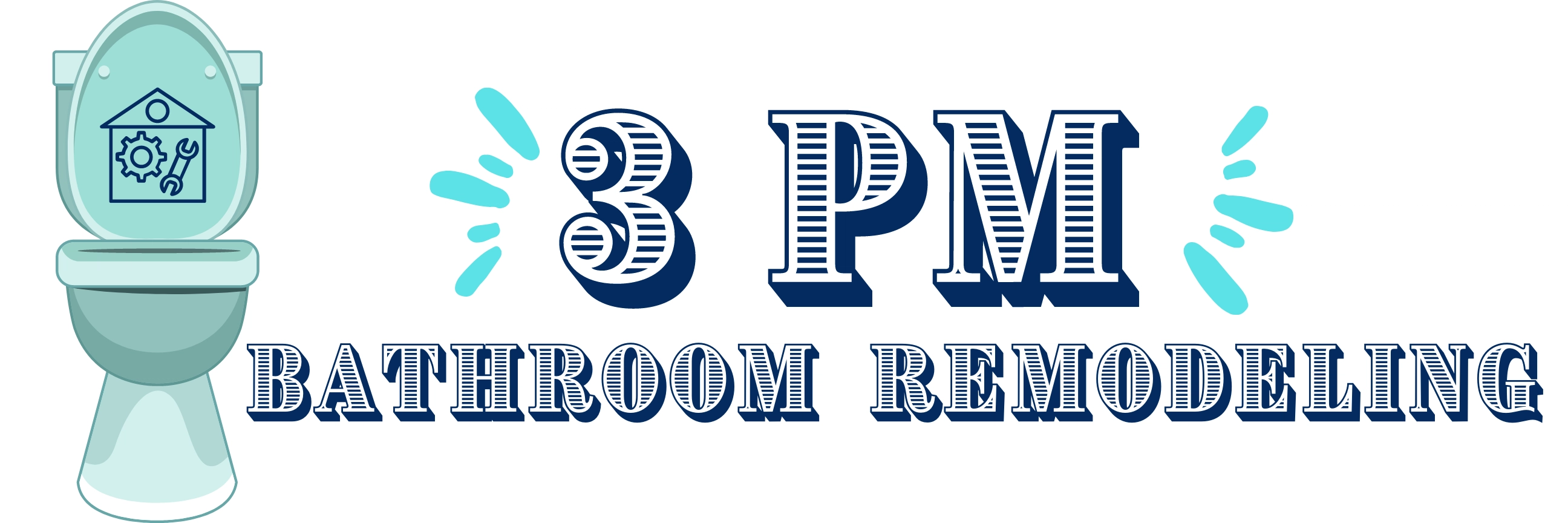 3 PM Bathroom Remodeling Logo