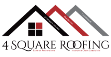 4 Square Roofing Logo