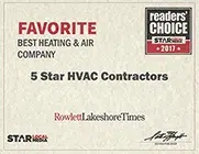 5 Star HVAC Contractors Logo