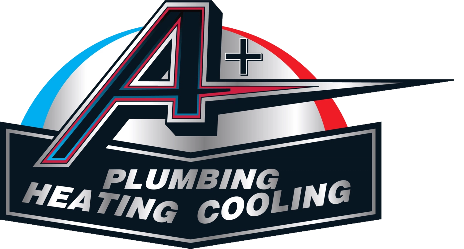 A + Plumbing Heating & Cooling Logo