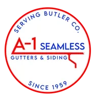 A-1 Seamless Gutters & Siding Logo