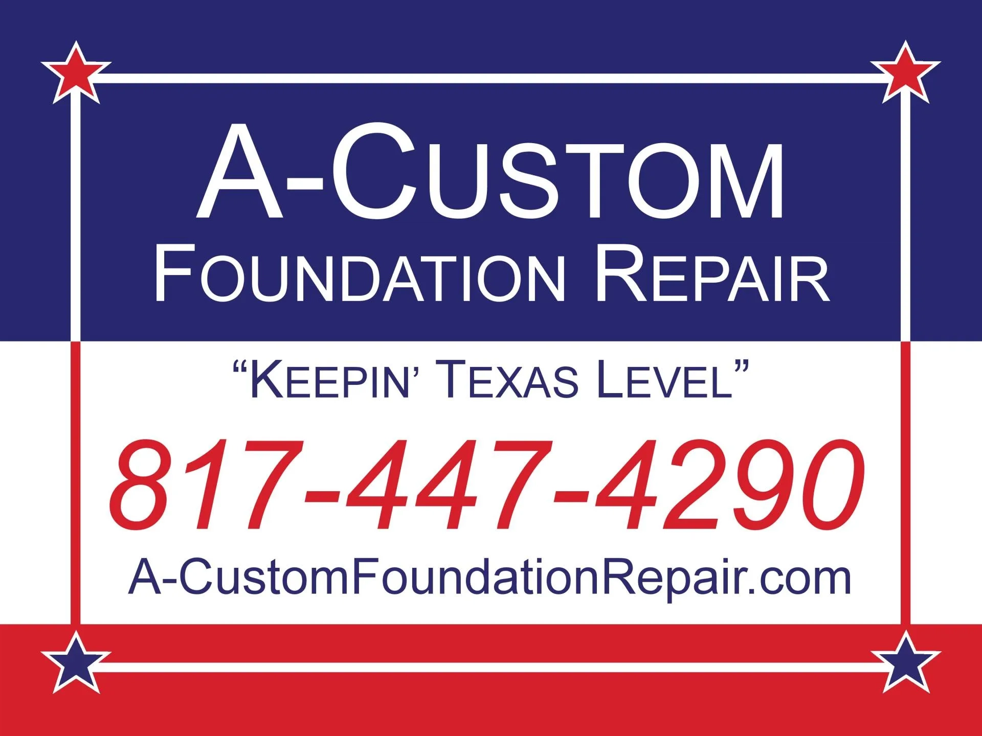 A-Custom Foundation Repair Logo