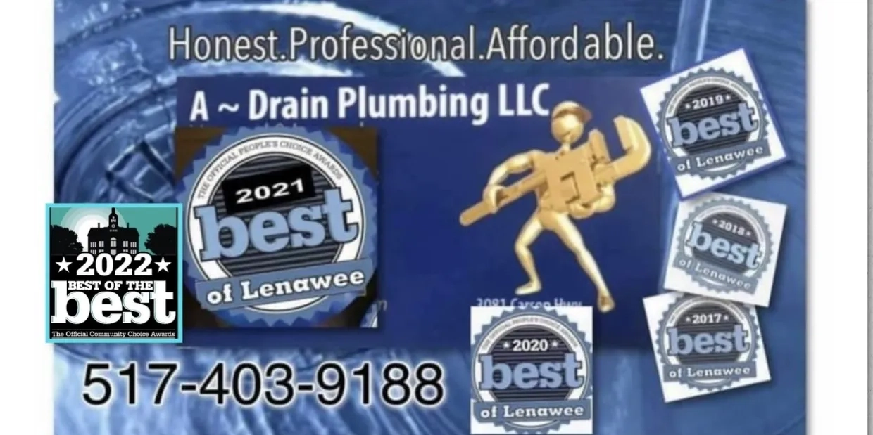 A-Drain Plumbing Logo