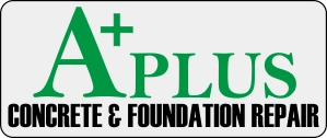 A Plus Concrete & Foundation Repair Logo