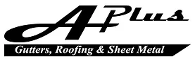 A Plus Gutters, Roofing & Sheet Metal Logo