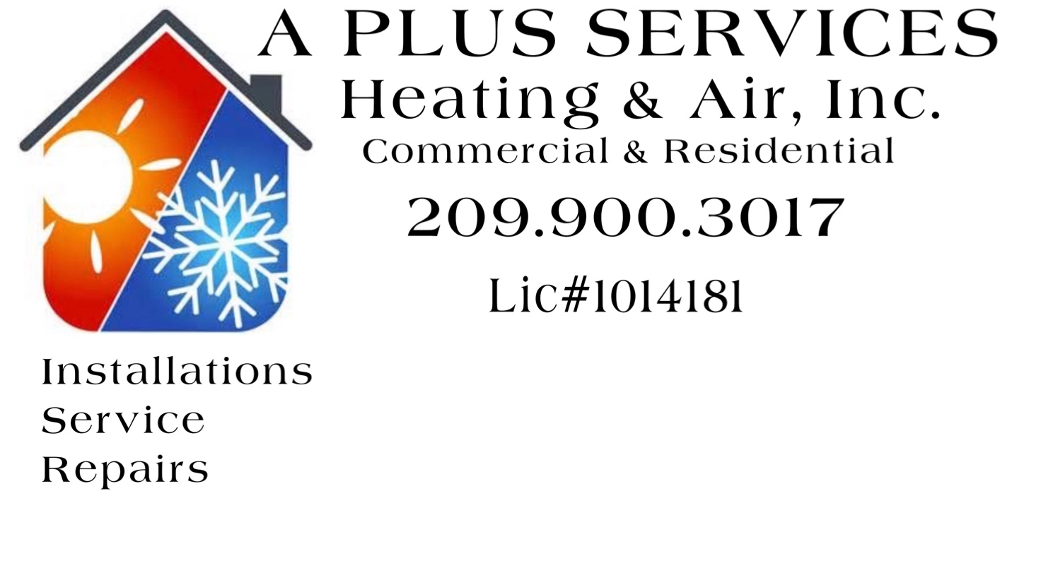 A Plus Services Heating & Air, Inc. Logo