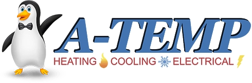A-TEMP Heating, Cooling & Electrical Logo