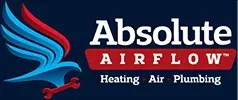 Absolute Airflow Air Conditioning, Heating and Plumbing Logo