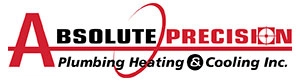 Absolute Precision Plumbing, Heating & Cooling Logo