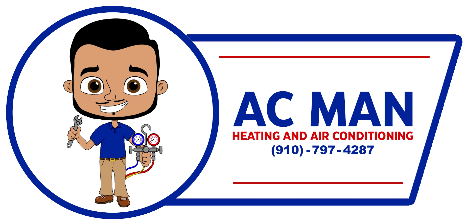 A/C Man Heating and Air Logo
