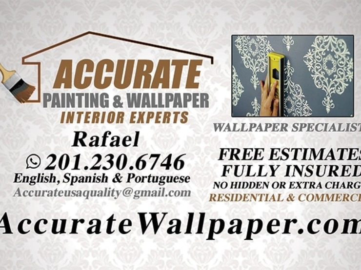 Accurate painting & wallpaper Logo