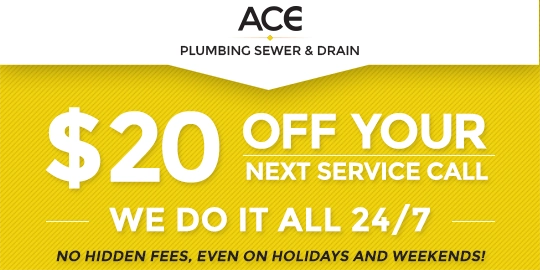 Ace Plumbing Sewer & Drain Logo