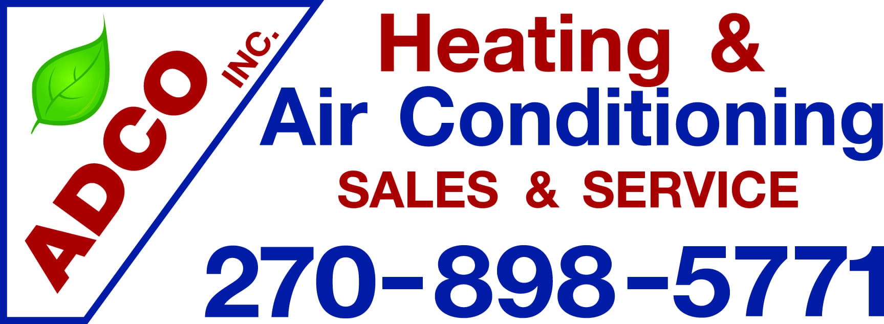Adco Inc. Heating & Air Conditioning Logo