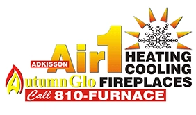 Adkisson Air 1 Heating and Cooling Autumn Glo Fireplaces Logo