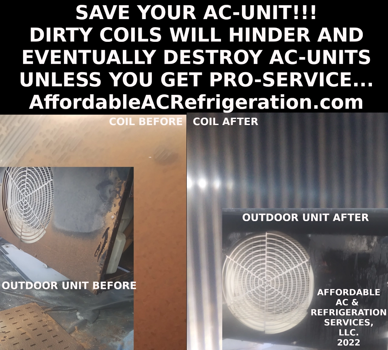 Affordable AC & Refrigeration Services Logo