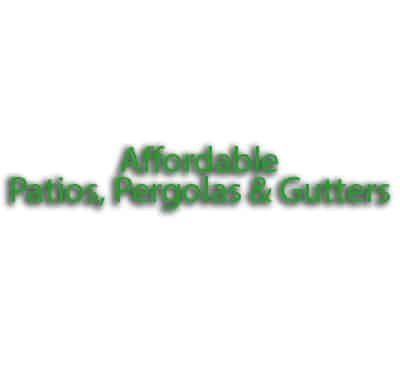 Affordable Patios, Pergolas and Gutters Logo