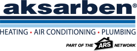 aksarben® Heating, Air Conditioning & Plumbing Logo