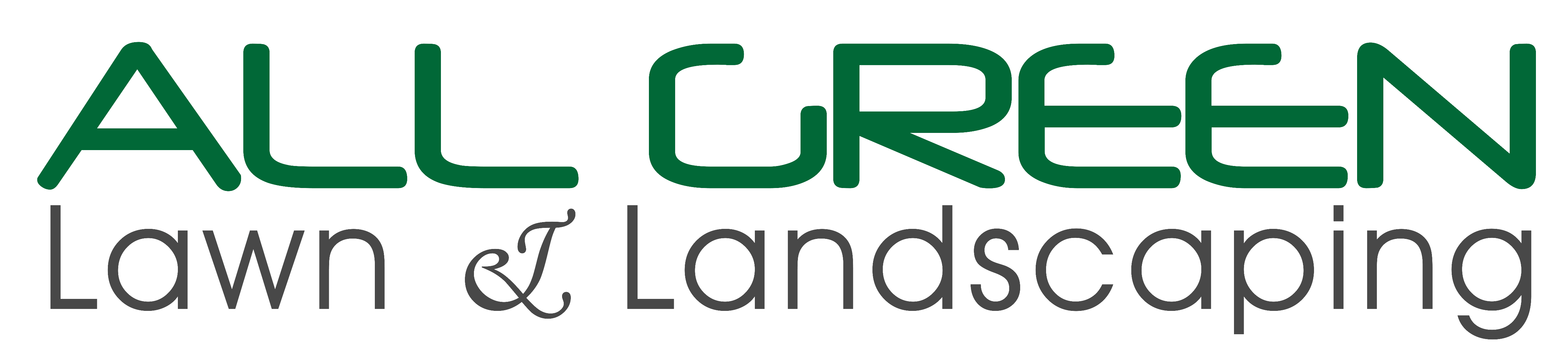 All Green Lawn and Landscape Logo