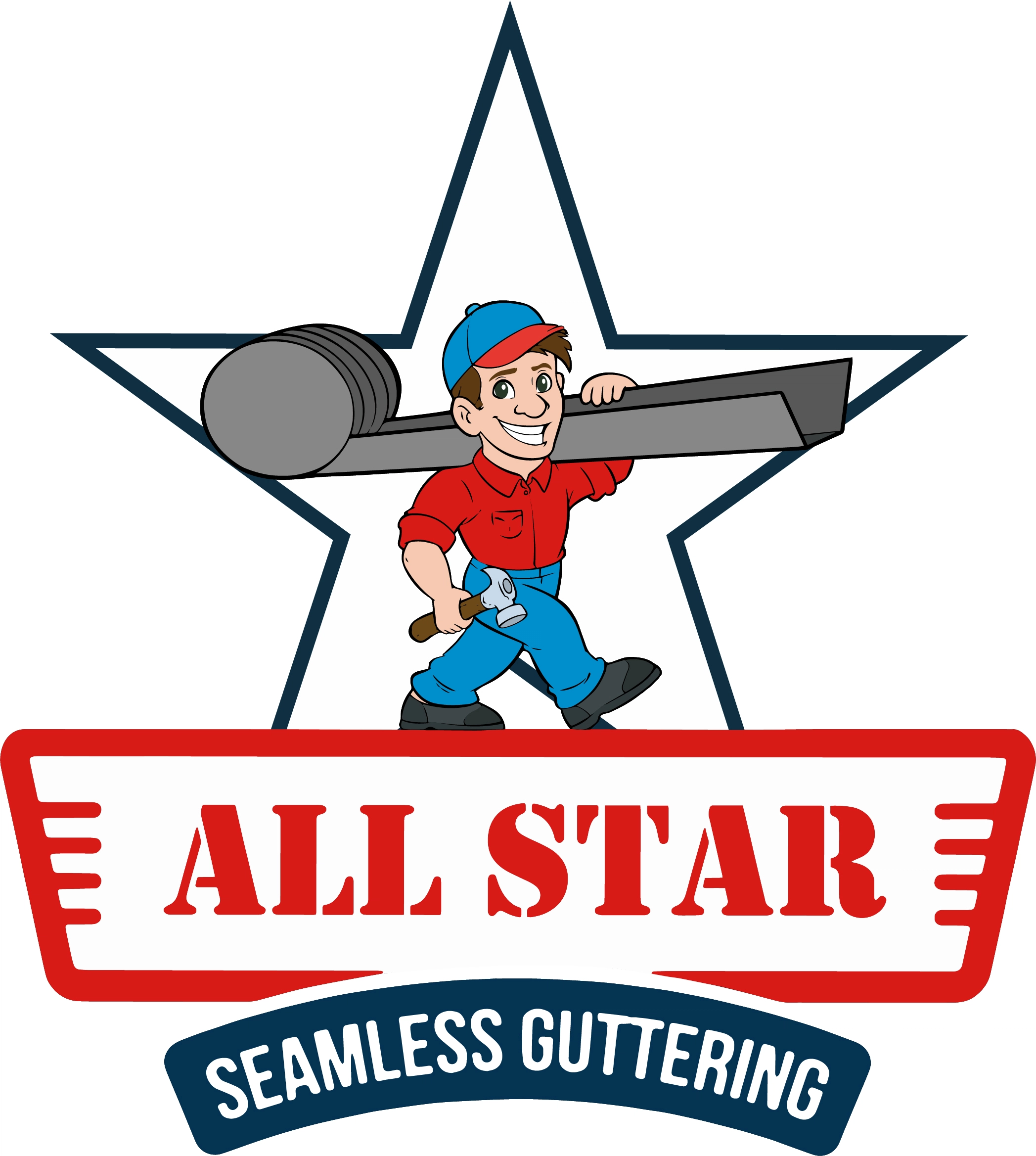 All Star Seamless Gutter Logo