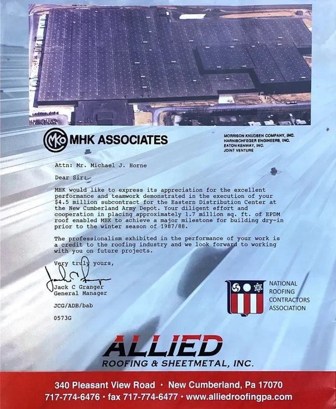 Allied Roofing & Sheet Metal Logo