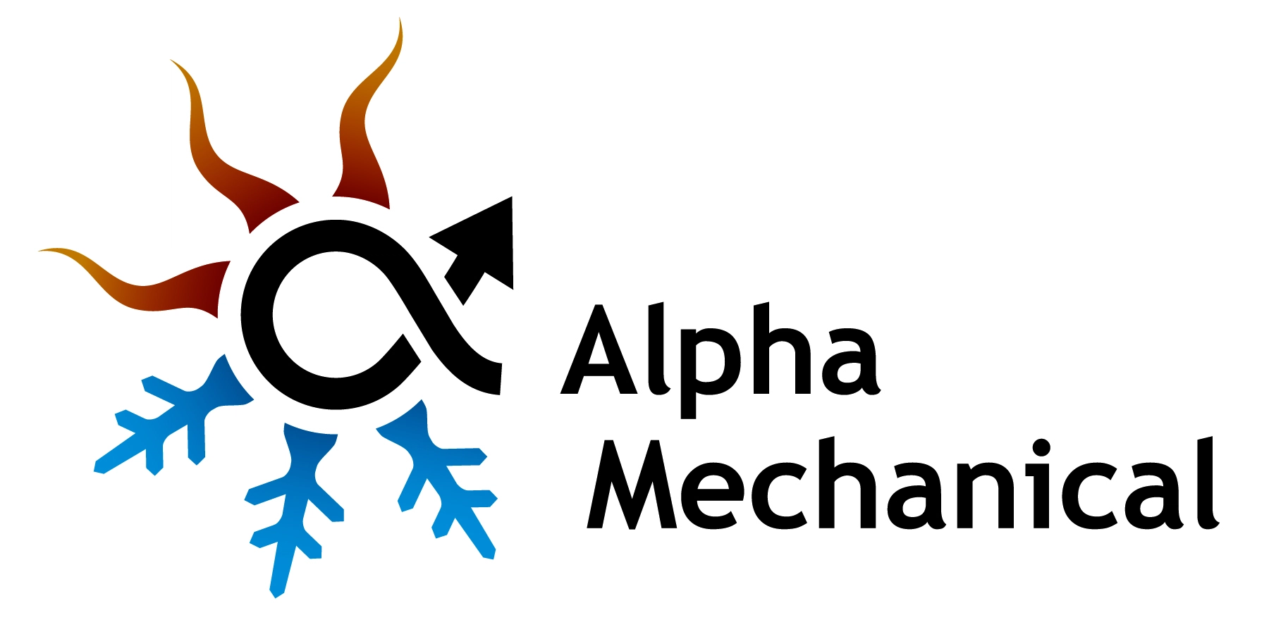 Alpha Mechanical Heating and Cooling Specialists Logo