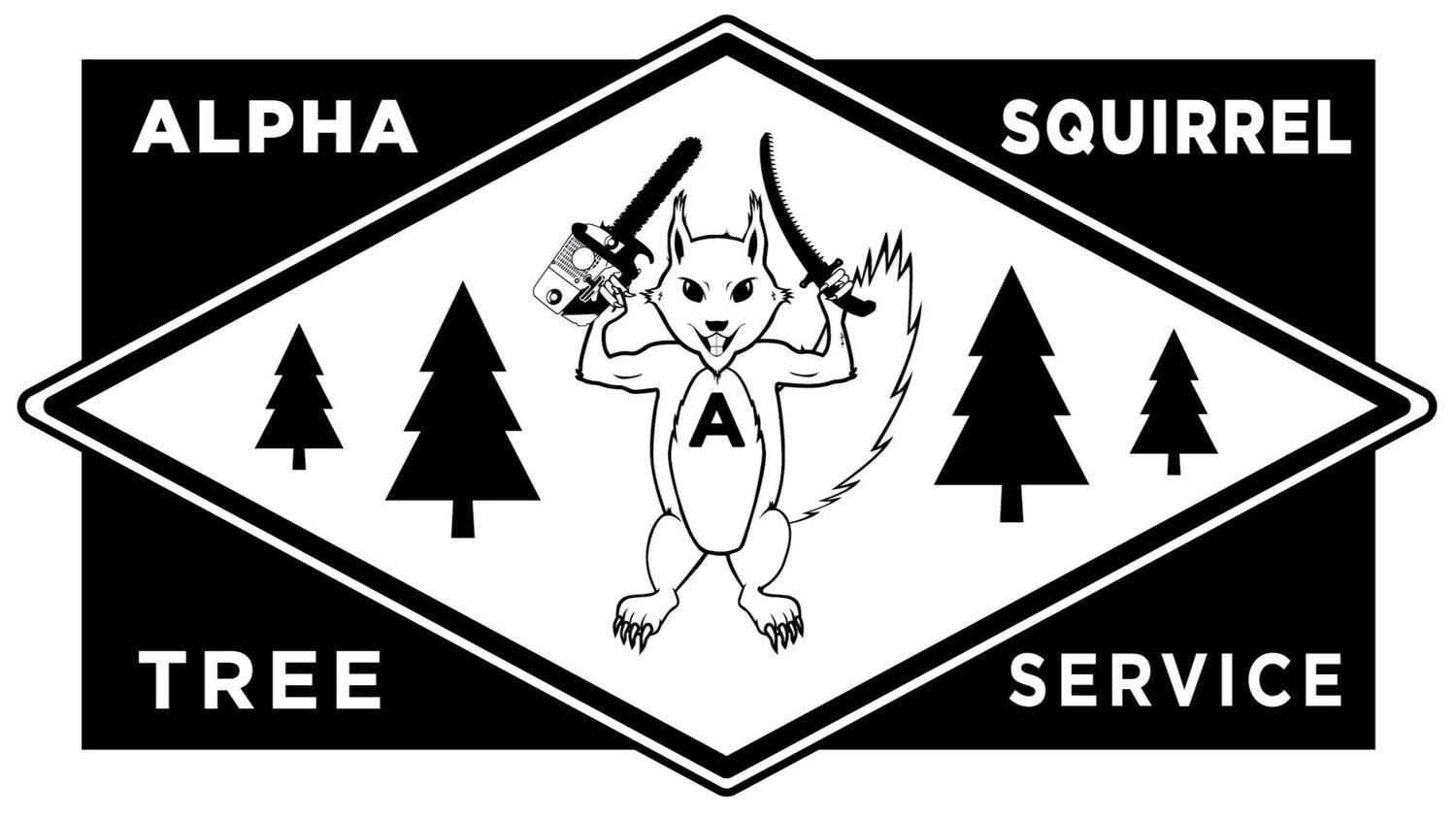 Alpha Squirrel Tree Service Inc. Logo