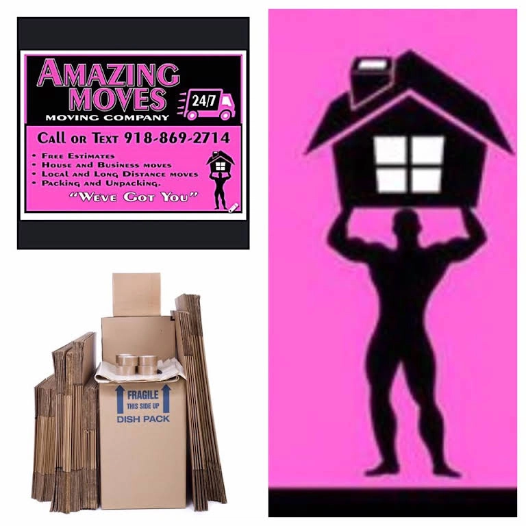 Amazing Moves 24/7 LLC Moving Company Logo
