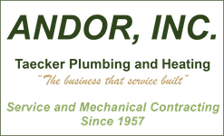 Andor Inc Taecker Plumbing & Heating Logo