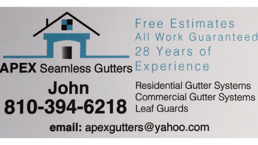 APEX Seamless Gutters Logo