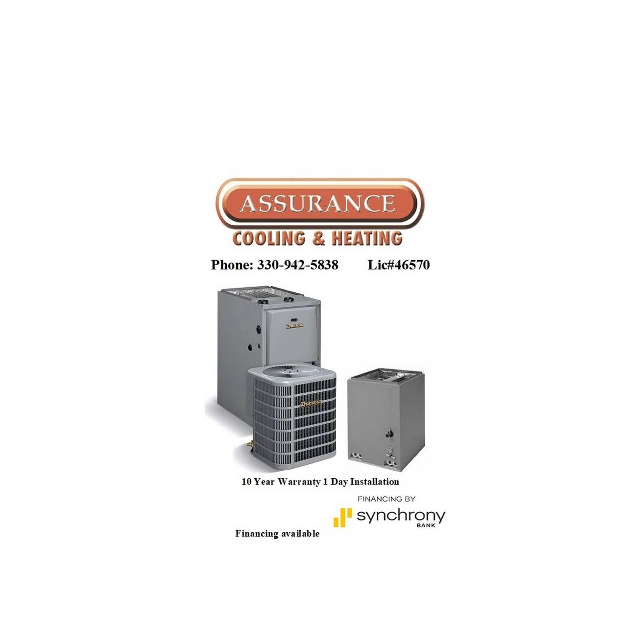 Assurance Cooling & Heating Logo