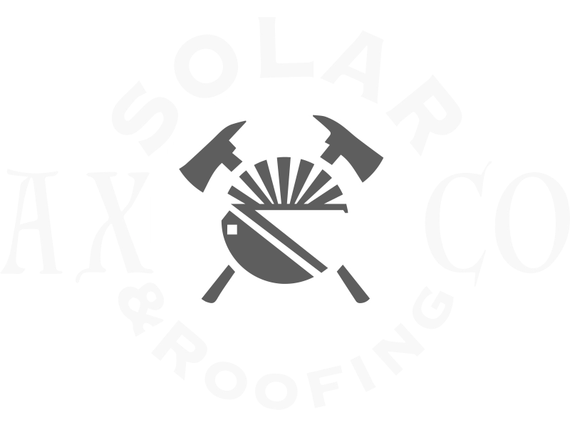 AX CO Solar and Roofing Logo