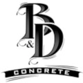 B & D Concrete, Inc. Logo