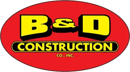 B & D Construction Co., Inc. Logo
