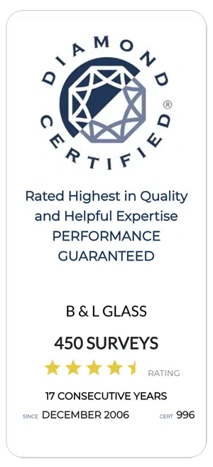 B & L Glass Logo