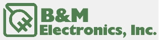 B & M Electronics Logo