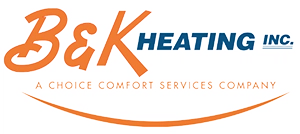 B&K Heating, Inc. Logo