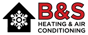 B&S Heating Air and Construction Logo