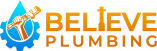 Believe Plumbing Logo