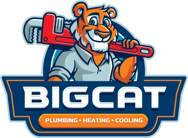 Big Cat Plumbing, Heating & Cooling Logo