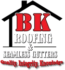 BK Seamless Gutters LLC Logo