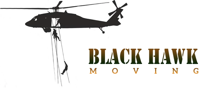 Black Hawk Moving Logo