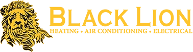 Black Lion Heating & Air Conditioning Logo