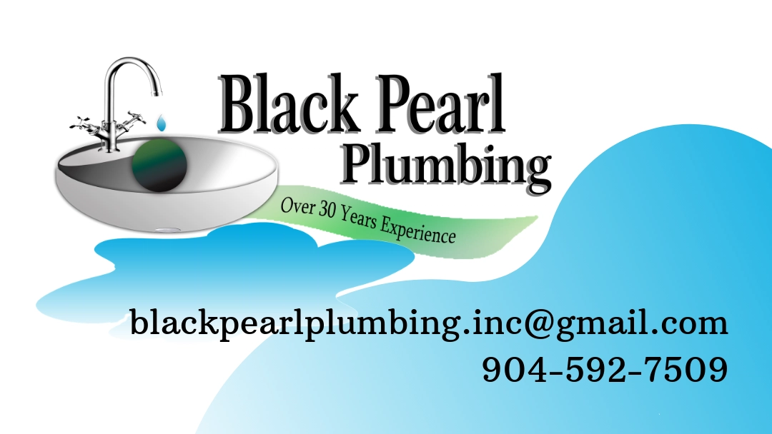 Black Pearl Plumbing Logo