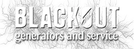 Blackout Generators and Service Logo