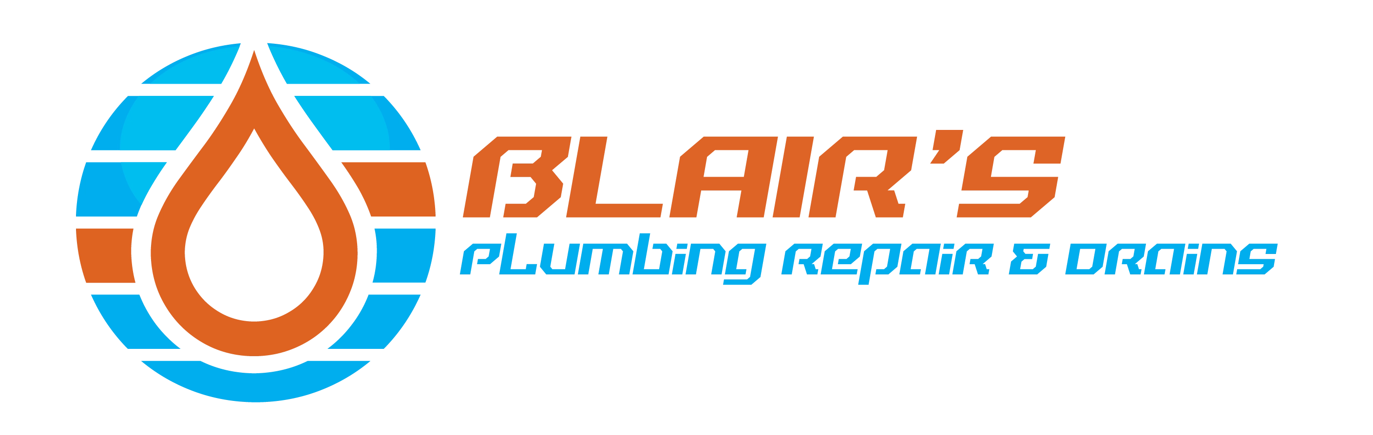 Blair's Plumbing Repair & Drains Logo