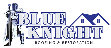 Blue Knight Roofing and Restoration Logo